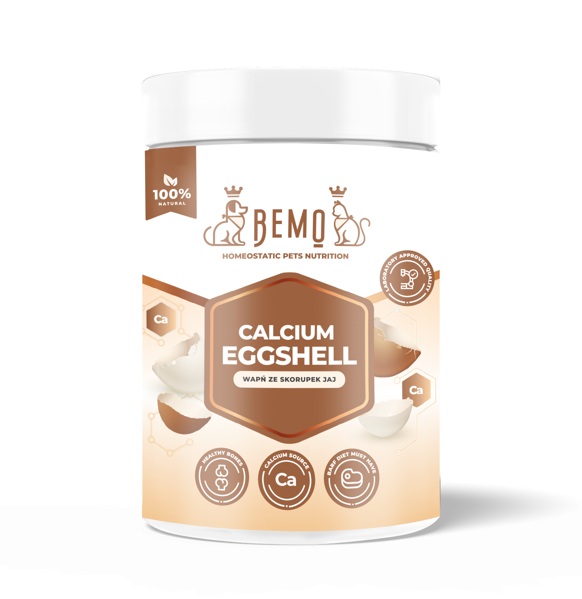 Bemo Calcium EggShell - wapń ze skorupek jaj dla psa i kota