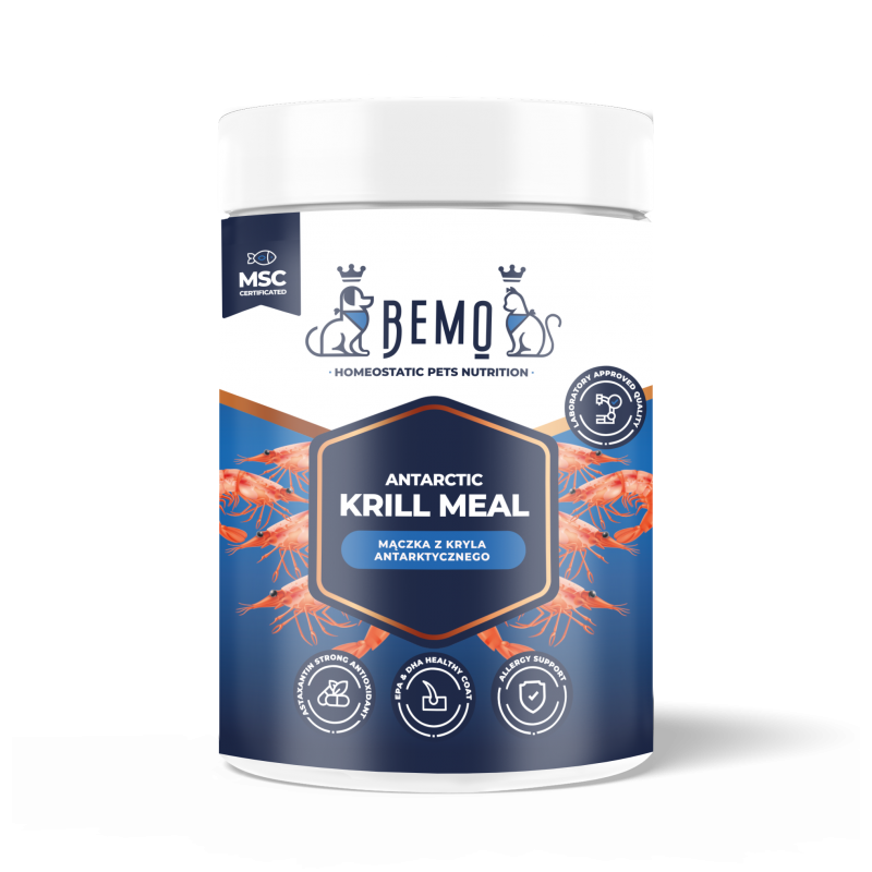 Bemo Antarctic Krill Meal - mączka z kryla dla psa i kota Bemo Antarctic Krill Meal - mączka z kryla dla psa i kota