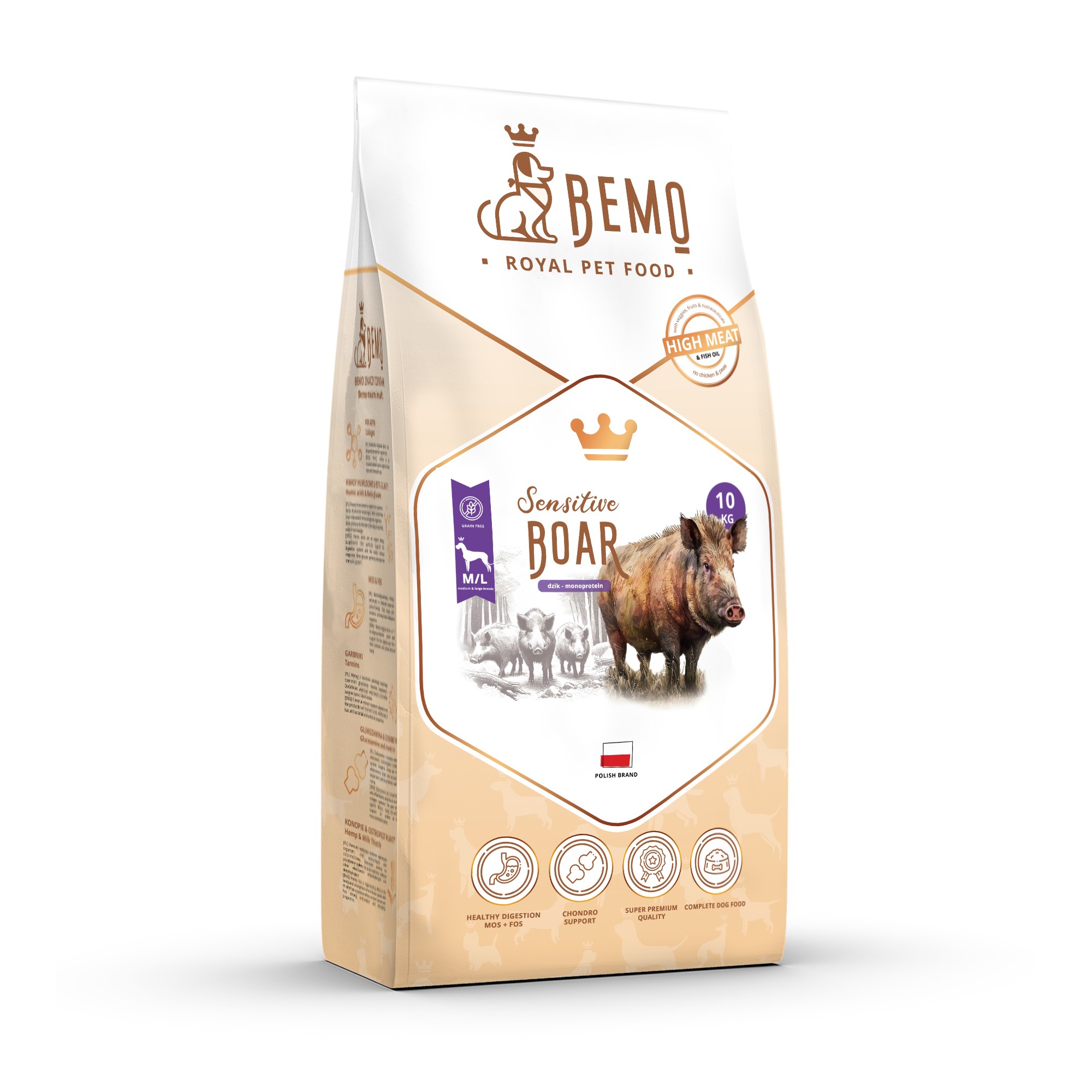 Bemo Sensitive Boar - hipoalergiczna karma sucha dla psa z dzikiem