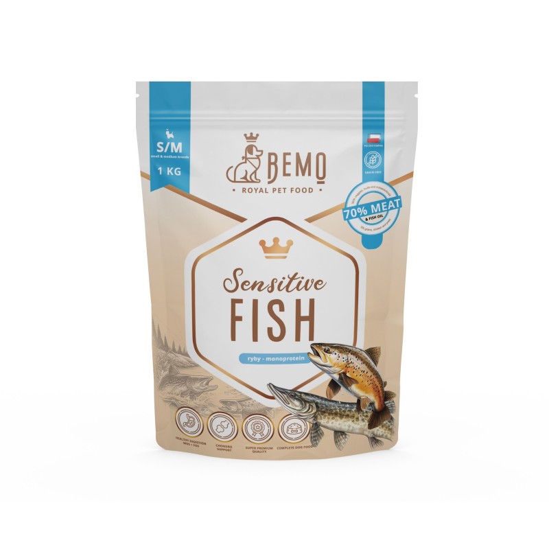 Bemo Sensitive Fish - hipoalergiczna karma sucha dla psa z rybą Bemo Sensitive Fish - hipoalergiczna karma sucha dla psa z rybą