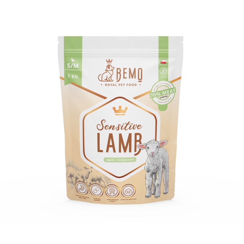 Bemo Sensitive Lamb - hipoalergiczna karma sucha dla psa z jagnięciną Bemo Sensitive Lamb - hipoalergiczna karma sucha dla psa z jagnięciną
