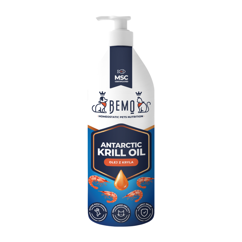 Bemo Antarctic Krill - olej z kryla dla psa i kota Bemo Antarctic Krill - olej z kryla dla psa i kota