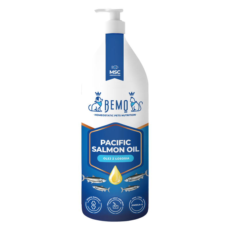 Pacific Salmon Oil - olej z łososia dla psa i kota Pacific Salmon Oil - olej z łososia dla psa i kota