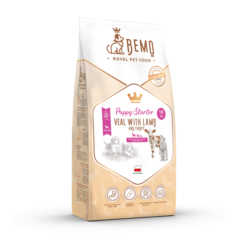 Bemo Puppy Starter - pełnoporcjowa karma sucha dla szczeniąt i suk w ciąży Bemo Puppy Starter - pełnoporcjowa karma sucha dla szczeniąt i suk w ciąży