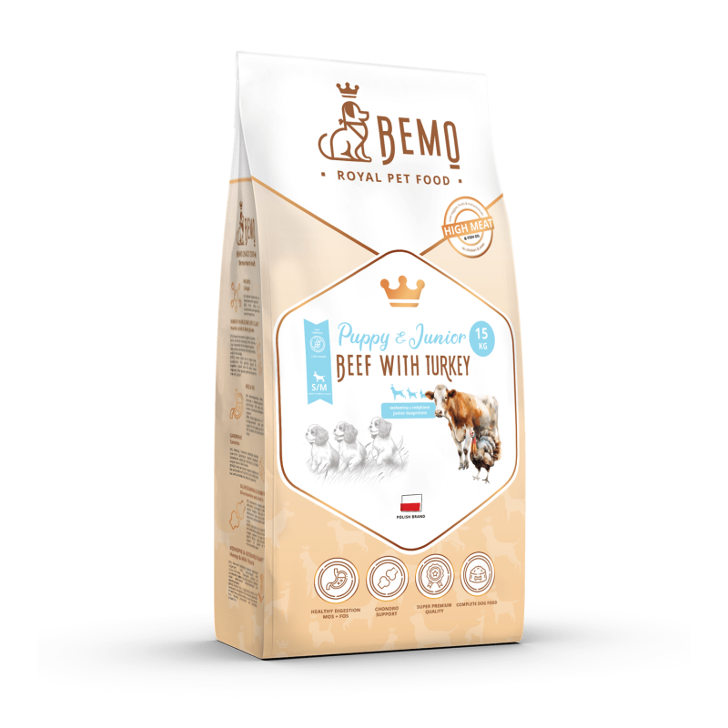 Bemo Junior - naturalna karma dla psów do 2 roku życia