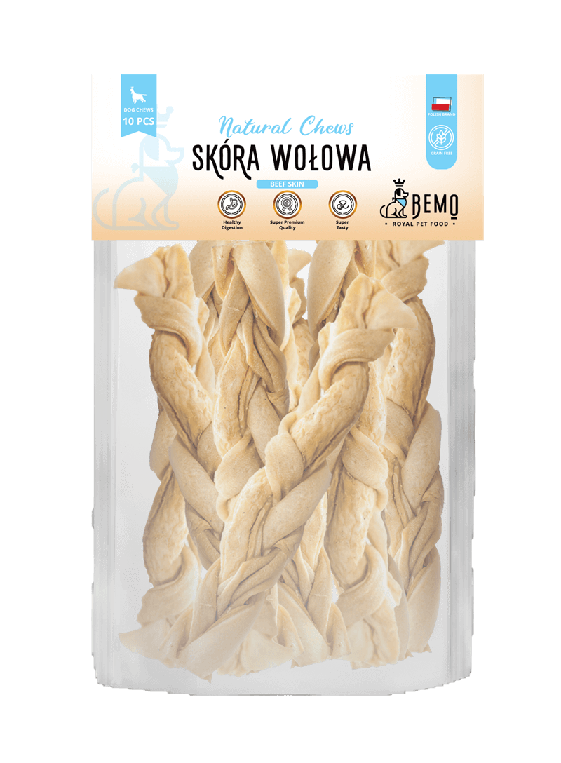 Bemo Beef Skin - skóra wołowa - naturalny gryzak dla psa