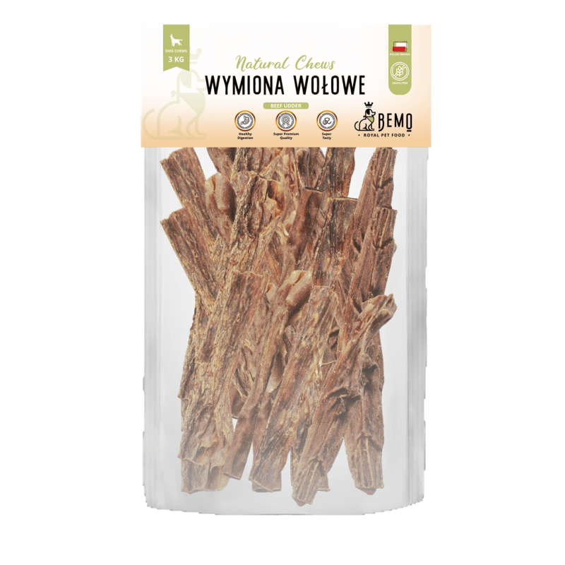 Bemo Beef Udder - Wymiona wołowe - naturalny gryzak dla psa Bemo Beef Udder - Wymiona wołowe - naturalny gryzak dla psa