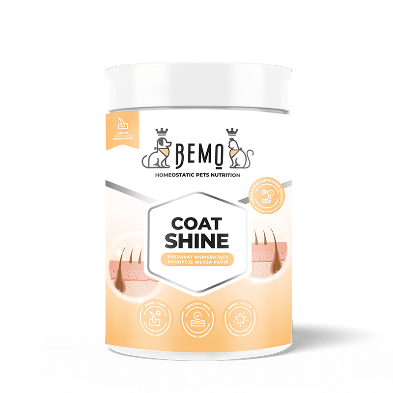 Bemo Coat Shine - suplement wspierający kondycję sierści psów Bemo Coat Shine - suplement wspierający kondycję sierści psów
