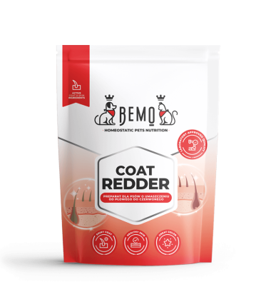 Bemo Coat Redder - suplement intensyfikujący czerwoną barwę sierści psów